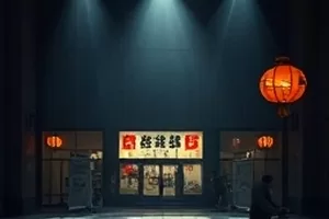 农耕纪录片稻作四季的横版封面，水田倒影与弯腰插秧的身影