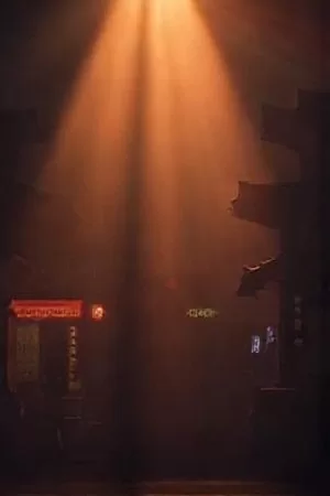 剧集长夜拾光的竖版封面，路灯下的长街与两位并肩主角